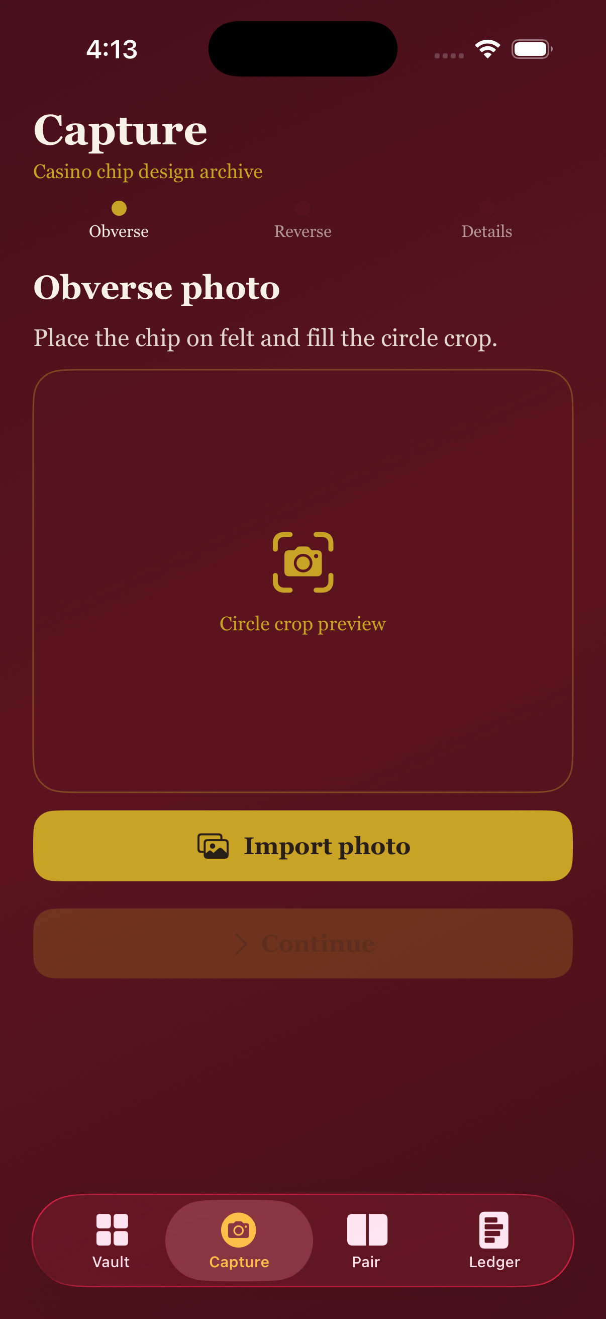 Capture flow